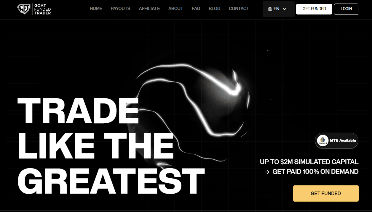 Goat Funded Trader Home