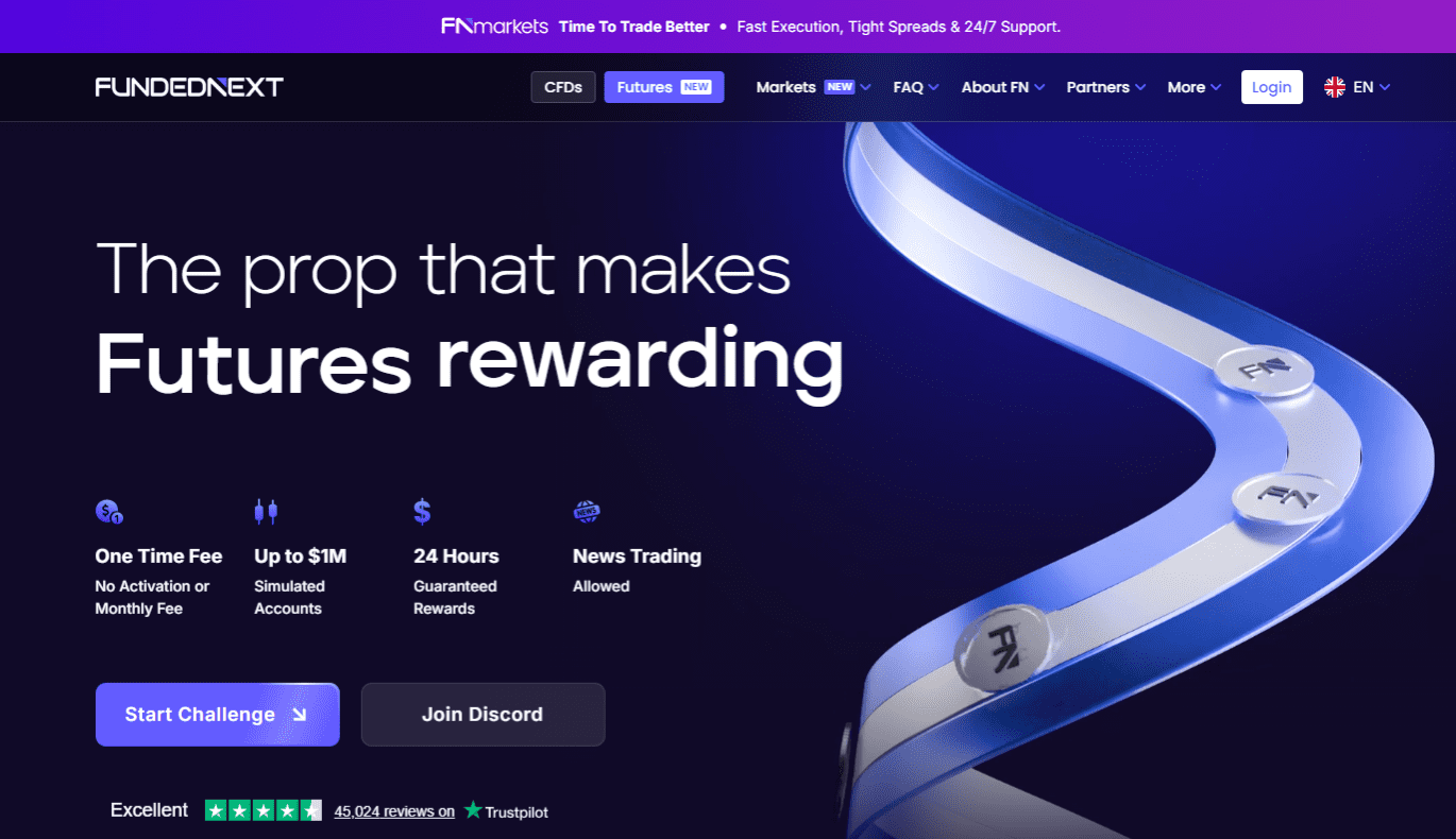 FundedNext Futures Home