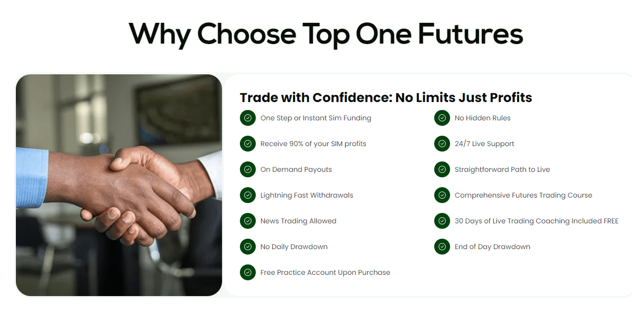 Top One Futures Why choose